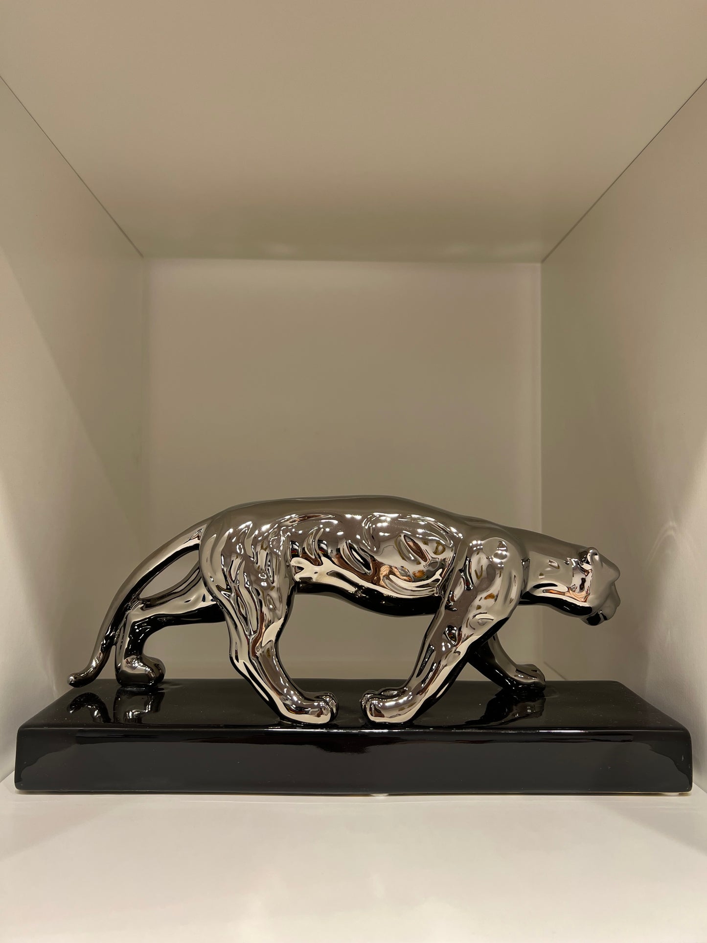 Panter - Zilver & Zwart - Keramiek