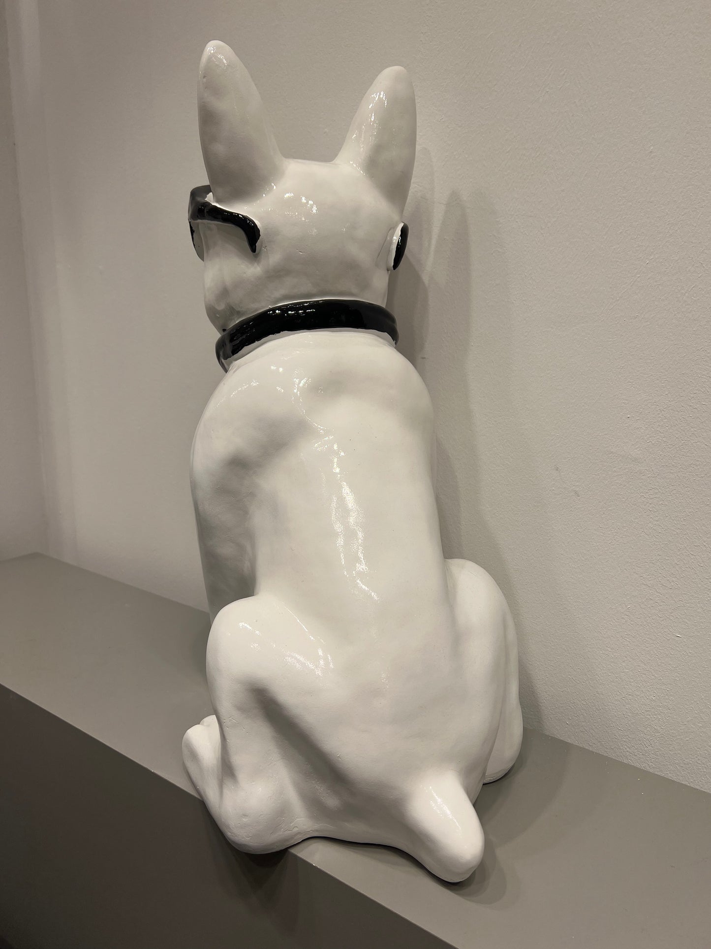 Bulldog met bril - Zwart & Wit