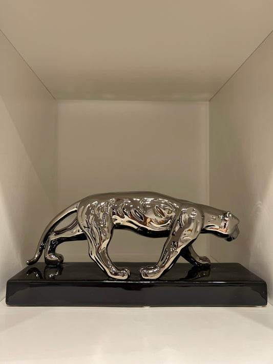 Panter - Zilver & Zwart - Keramiek