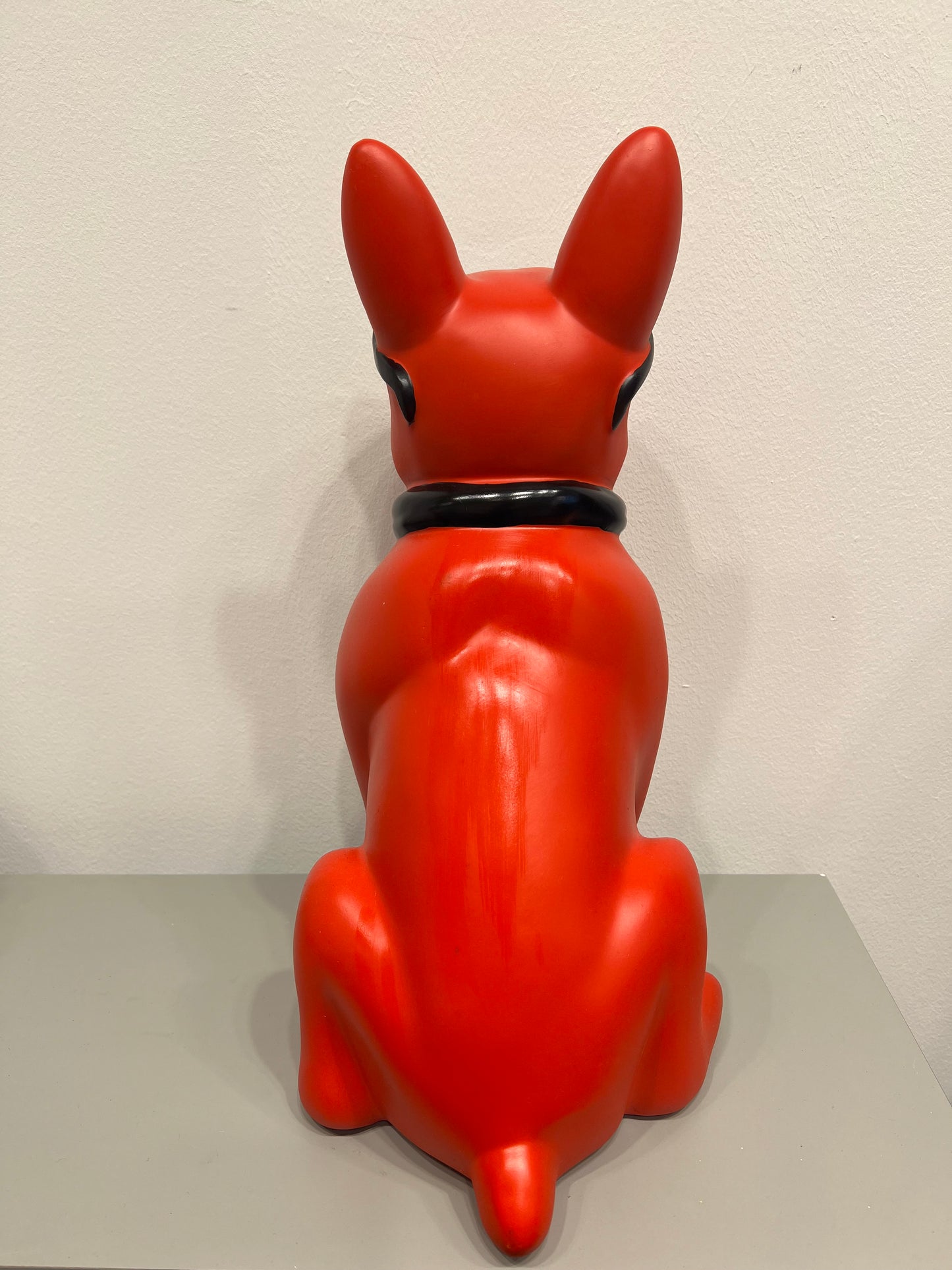 Bulldog met bril - Rood