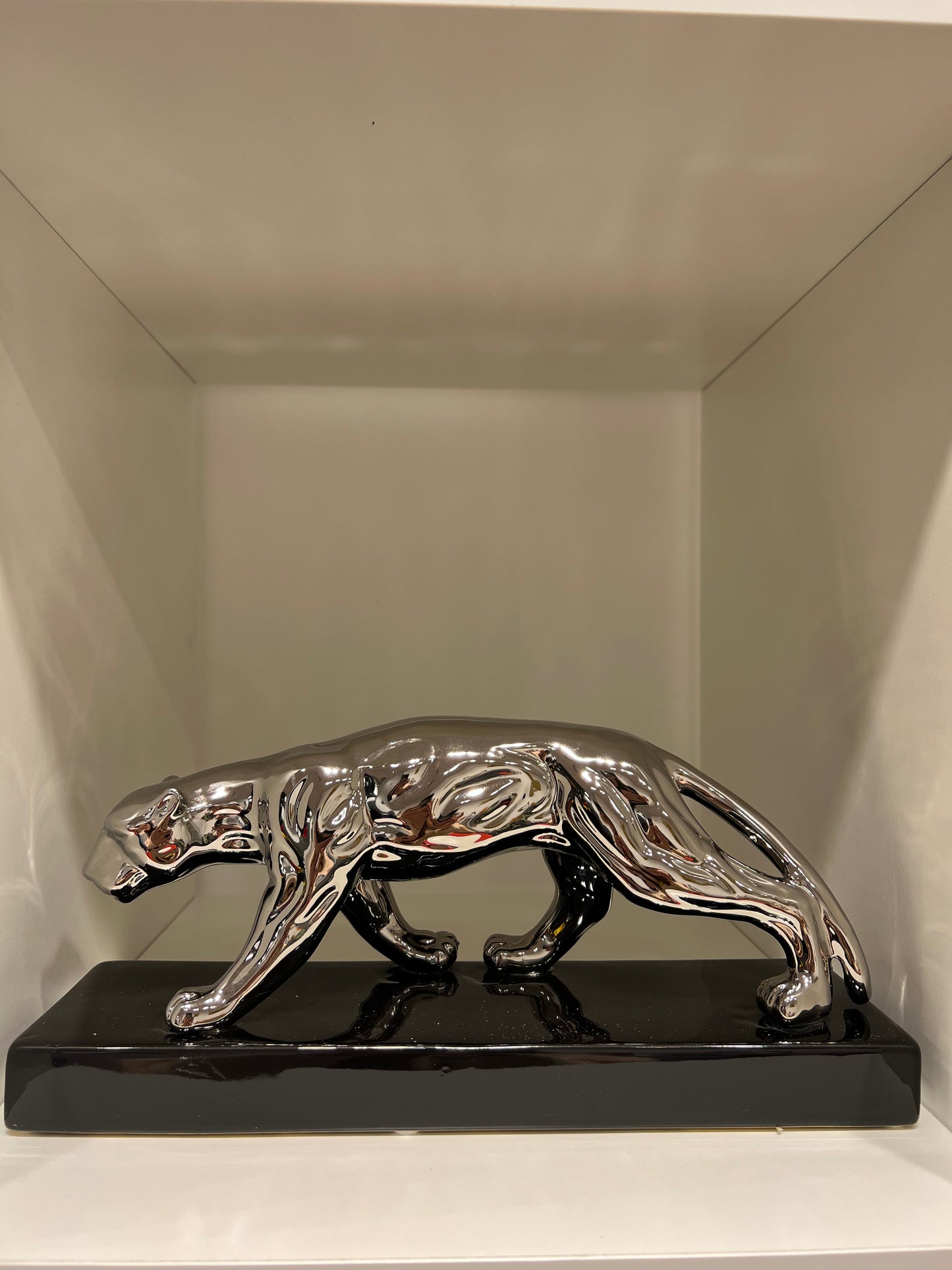 Panter - Zilver & Zwart - Keramiek