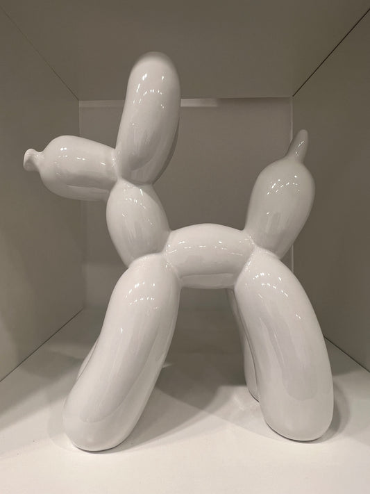 Ballonhond - Wit - Keramiek