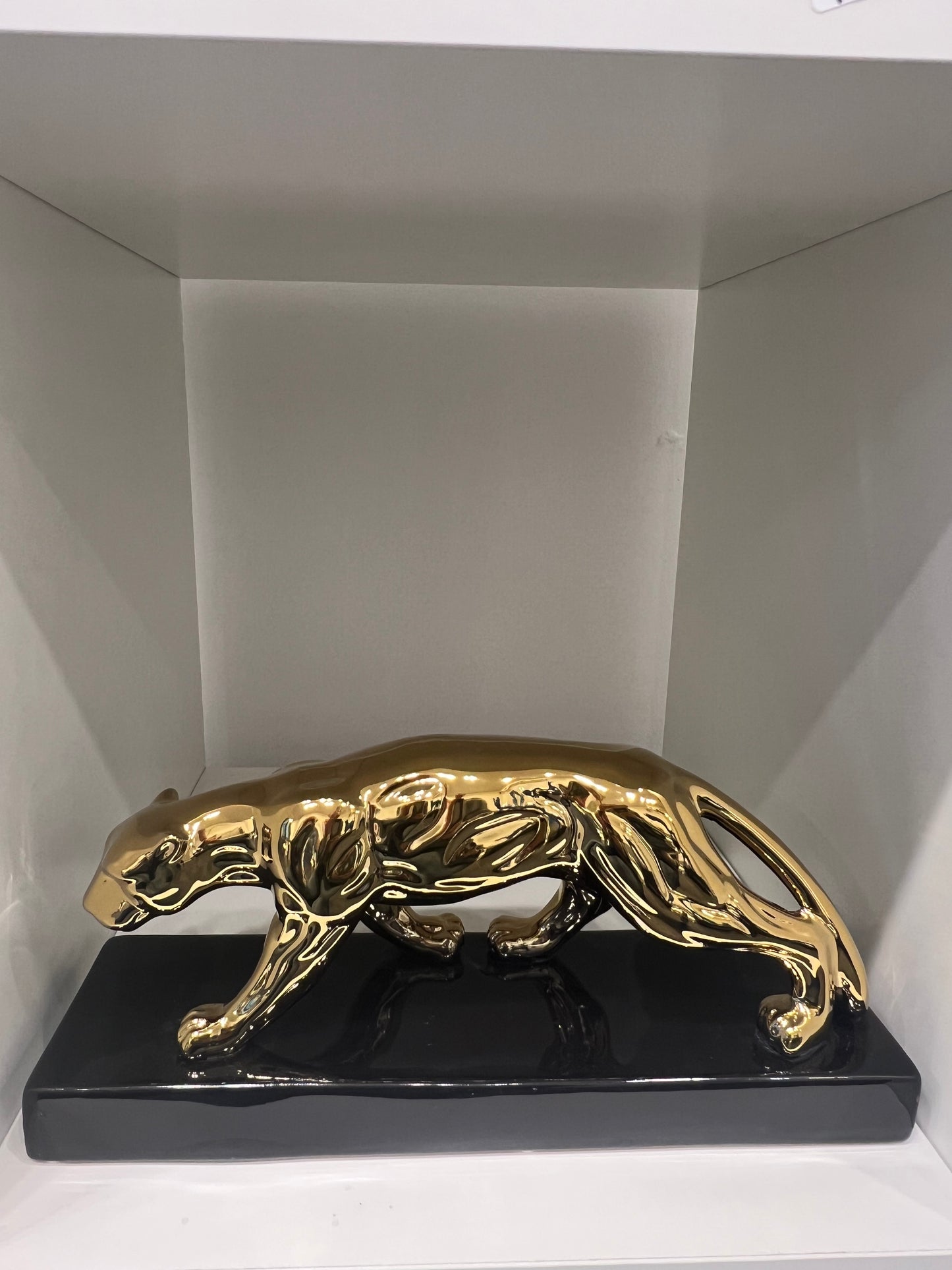 Panter - Goud & Zwart - Keramiek